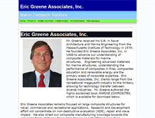 Tablet Screenshot of ericgreeneassociates.com